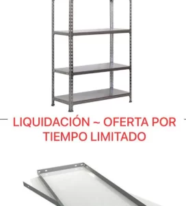 Bandejas Para Almacenaje Y Estanterías En Liquidación